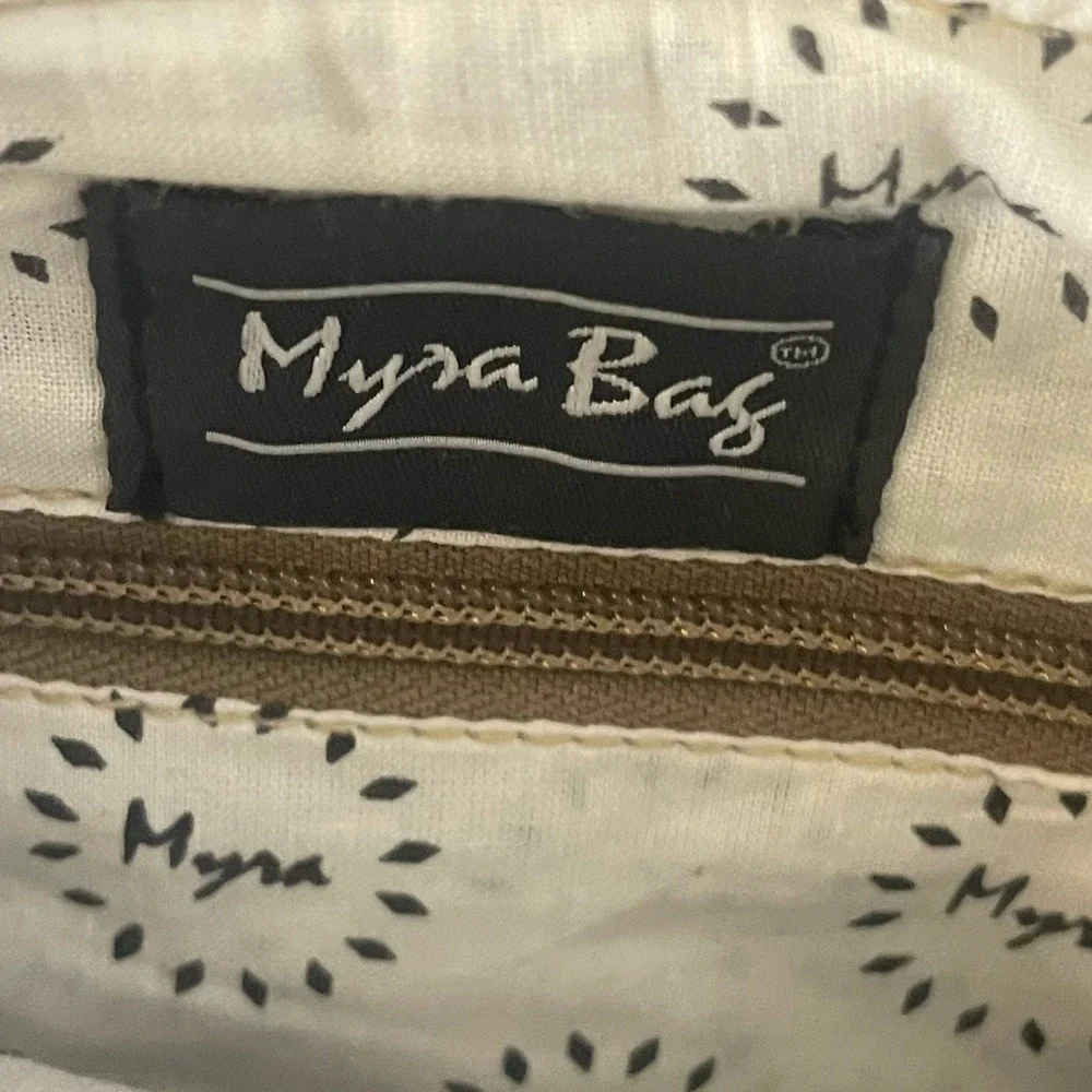 Myra Cowhide Leather Crossbody Bag Small Phone Pocket Western Boho EUC